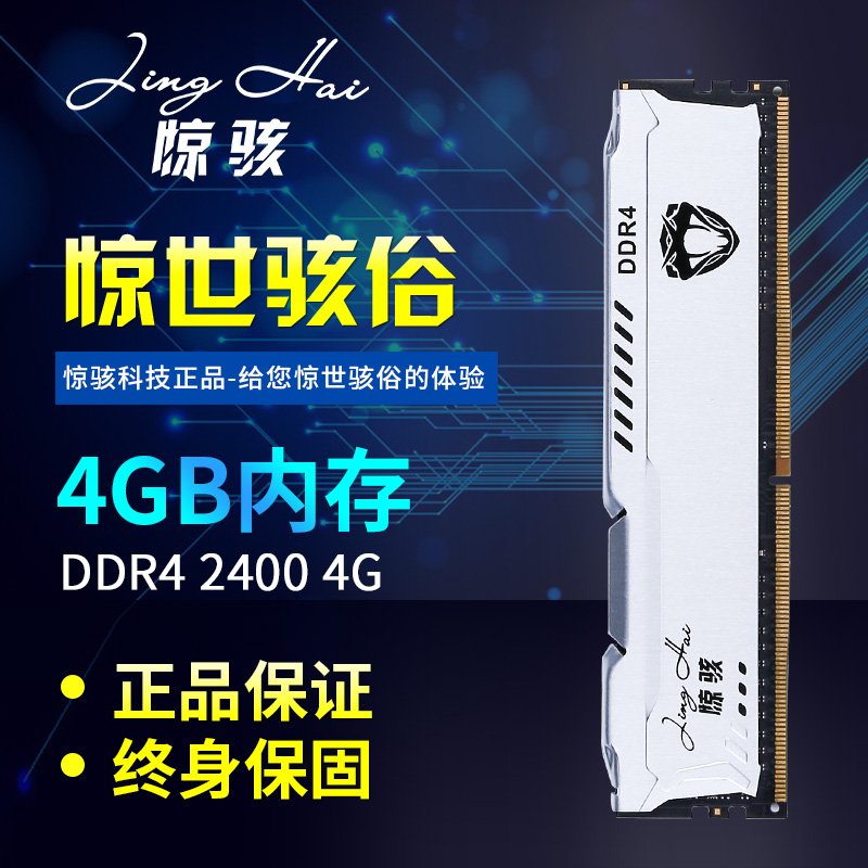 惊骇 原装骇客 4G 2400  DDR4 台式机游