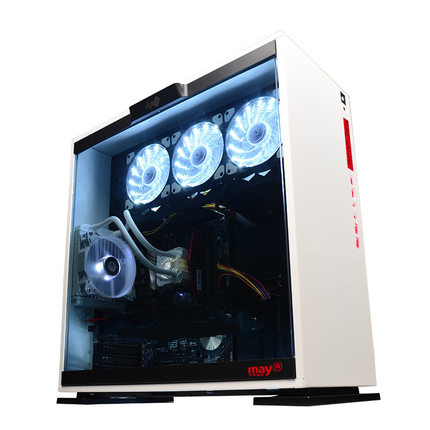 宁美国度i7 8700K/GTX1070高端水冷组装机台式DIY电脑VR游戏主机